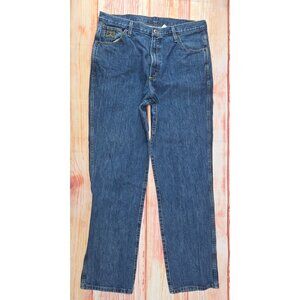 Cinch Mens Blue Denim Relaxed Fit Jeans Size 36x34